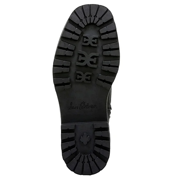 New w/Box Sam Edelman Lerue Vegan Leather Over-The-Knee Lug-Sole Boots Size 6 - Picture 12 of 13